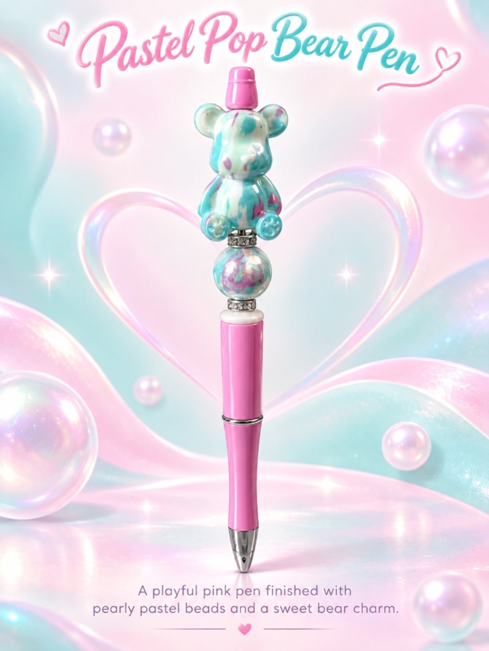 Pastel Pop Bear Pen
